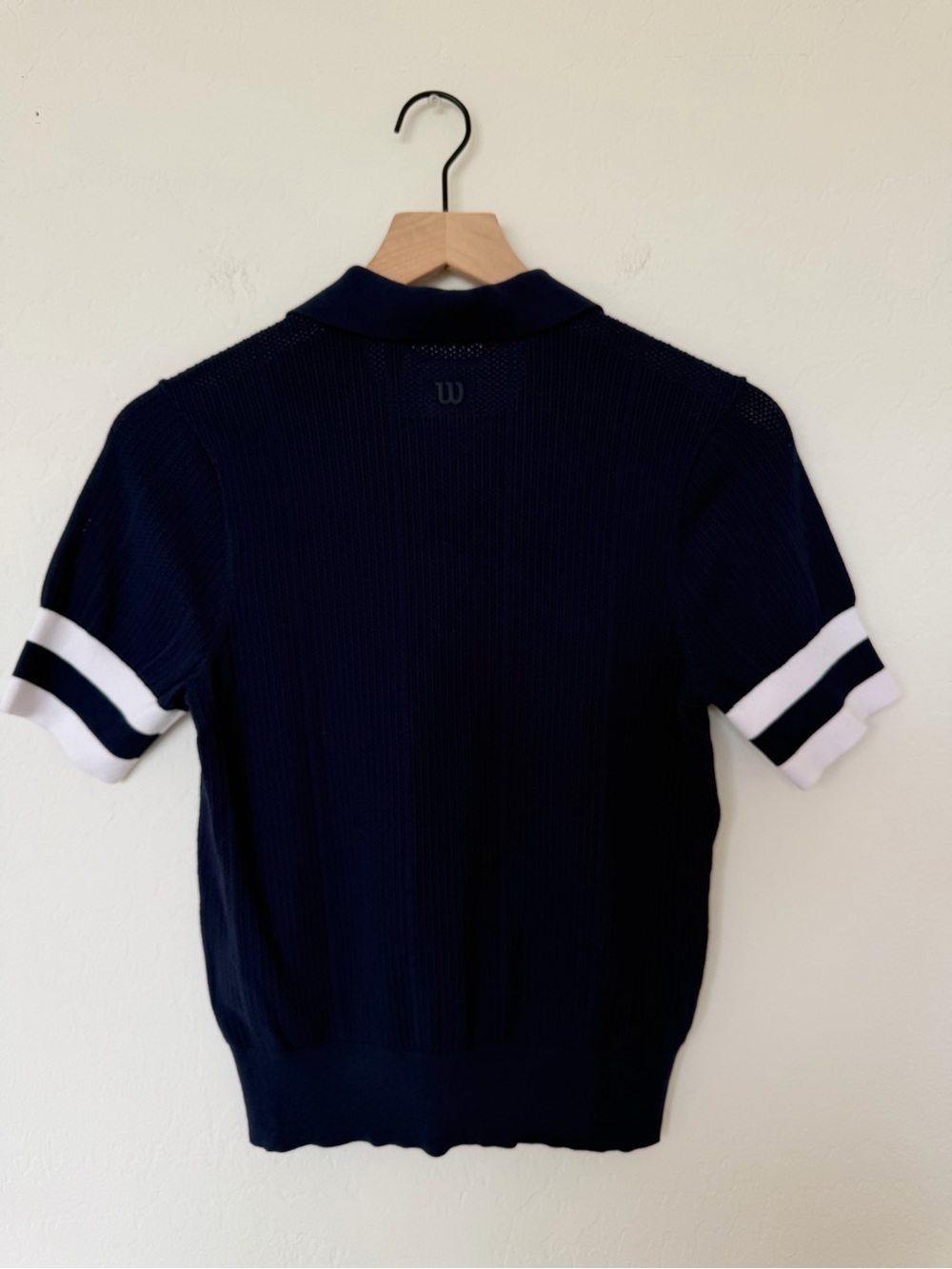 Wilson Essex Mesh Stitch Polo Sweater size S - Picture 5 of 8
